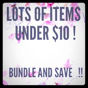 Lots of items under $10